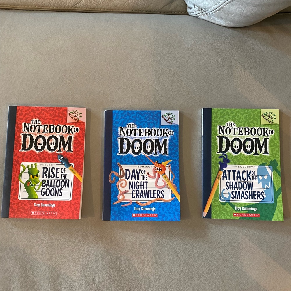 The Notebook of Doom books 1-3